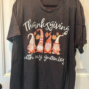 5 holiday gnome themed t-shirts